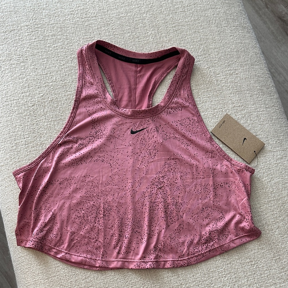 Nike Speckled Pink Crop Top